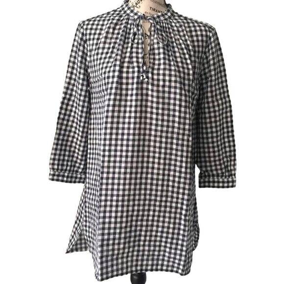 J. Crew Factory Mini Length Gingham Dress in XS - Picture 1 of 9